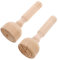 Vaguelly Stempelset Aus Holz 2-teilig Ton-Design-Stempel für Jungen und Mädchen Pädagogisches Bastelset