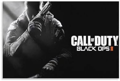 Poster auf Leinwand, Motiv: Call of Duty Black OPS 2, 30 x 45 cm