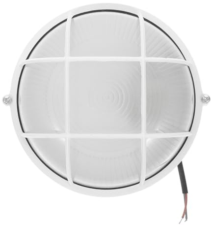 DIYEAH Saunaleuchte Glas Aluminium E27 Saunaraum Beleuchtung Dampfbad Kellerlampe Sauna Zubehör für Sichere Installation