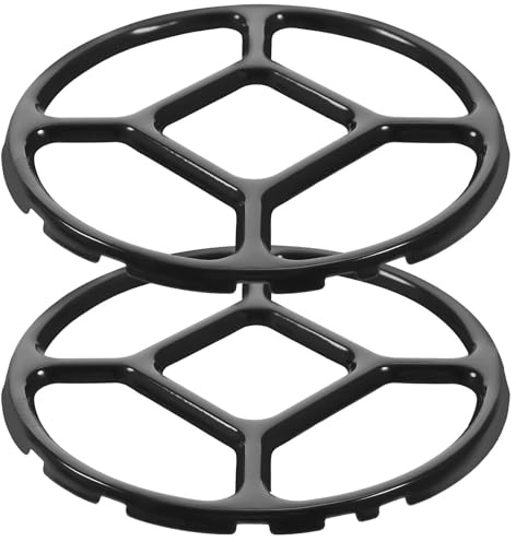 Gasherd-Ständer 2Pcs Metall Klammern Gusseisen Wok Unterstützung Ring Rack Gasherd Zubehör Küche Kochfeld Bereich Pfanne
