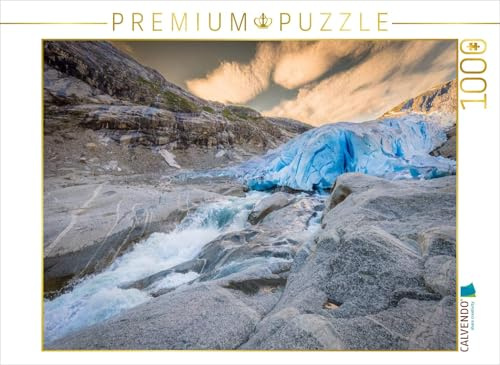 CALVENDO Puzzle Sehnsucht Norwegen - Der Nigardsbreen ist nur Einer der unzähligen Gletscher | 1000 Teile Lege-Größe 64 x 48 cm Foto-Puzzle für glückliche Stunden