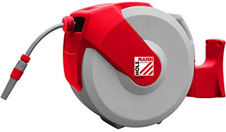 Holzmann Maschinen WSR20PRO 9.5 mm 20 m 1/2 Zoll 1 St. Rot, Grau Gartenschlauchaufroller