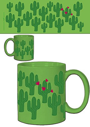 1art1 Cactus Le Seul Et Unique, Greenery Tasse À Café Mug 9x8 cm