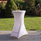 TRUTZHOLM Stehtischhusse 60 cm Farbe nach Wahl Tischdecke Husse Partytisch Bistrotisch Stretch Decke (Weiß)
