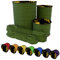 EdcX Paracord 4 mm, 35+ Volltonfarben (10 m, 15 m, 30 m, 50 m, 100 m, 300 m) | Ideal zum Basteln, Camping, Outdoor | 100% Nylonseil 4 mm| Taktische Schnur 550 Typ III (Moss, 15 m)