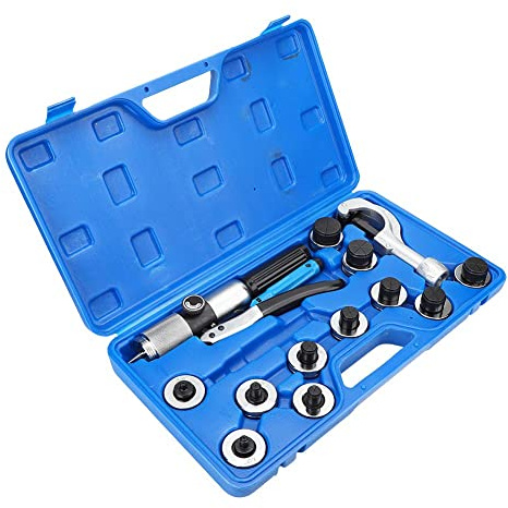 Bördelwerkzeugsatz Tube Rohraufweiter 40CR-Stahl 3/8 Zoll - 1-5/8 Zoll Bördelgerät Satz Rohrexpander Zubehör Expander Tool für Weichkupferrohre Aluminiumrohre Ti-Rohre