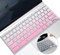 2 Pack HP Keyboard Cover for Chromebook 14 Inch - HP Chromebook 14B-CA, 14-DA/14a-na, 11, G2/G3/G4/G5/G6 EE/G7 EE - Skin (Ombre Pink + Clear)