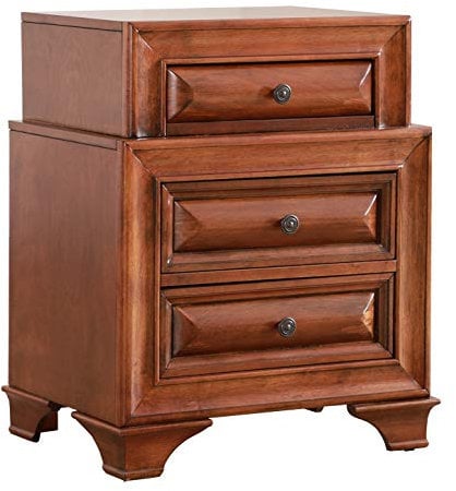 Glory Furniture LaVita - Mesita de noche, G8850-N, color cereza