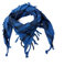 ROCK DADDY Estd 2000 ROCK HARD CLOTHING Halstuch Kopftuch Shemagh Palituch Taktischer Arabischer Arafat Schal Dreieckstuch Palästinenser PLO 100% Baumwolle (Schwarz/Blau)