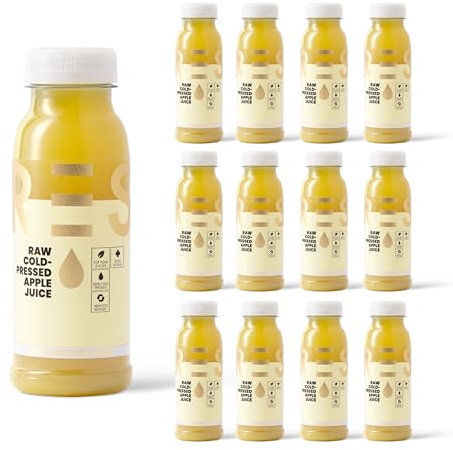 PRESS Healthfoods, 12 x 250ml Pure Apple Juice, Cold Pressed Juice & Vegan Friendly