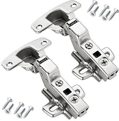 SOTECH 8 Stück Hettich Sensys 8645i TH 52 Innenanschlag Topfband inkl. Schrauben M4 x 20 mm Einliegend Öffnungswinkel 110 Grad mit Schließautomatik Distanz 1,5 mm Automatikscharniere