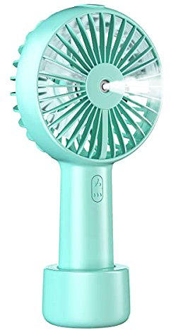 Echwave Handheld Fan Misting, Hand Portable Fan with 3 Speeds and Battery Operated, 2 Mode Mister Personal Fan(Blue)