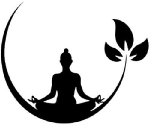 iplusmile Yoga-meditations-wandaufkleber Wandtattoo Buddhistische Wandtattoos Yoga-wandtattoo Yoga-haltungen Wanddekoration Buddha- Bad Pvc Fitness Sport Fensteraufkleber
