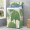Odot Washing Machine Cover Top Load Waterproof Dustproof Washer Machine Dryer Protector Sunscreen Washer Dryer Cover for Most Top Load Washer Dryer (S,Ginkgo biloba)