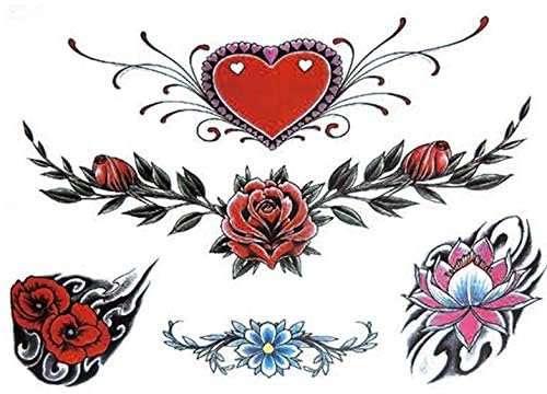 Tatouage Ephemere Roses Tatouage Ephemere Coeur Tatouage Ephemere Faux Tatouages