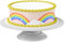 Tortenband Regenbogen essbar - 4 Stück á 24cm x 5cm passend für Torten bis 30 cm zum mitessen - kreative Dekoration für Torten