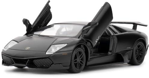 Lamborghini Fledermäuse LP670-4 Casting Auto Modell, Zink Legierung Kinder Spielzeug, Geschenk für Jungen und Mädchen (schwarz)