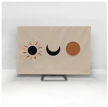 Schutzhülle für den Fernseher Display-Staubschutz, TV-Staubschutz, Stoff, 32–75 Zoll, einfach und modern für Flachbildfernseher ( Color : 08 , Size : 19 inch )