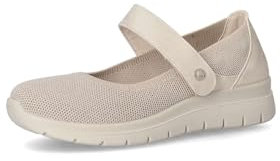 amarpies Zapato Mercedita Casual Rejilla - 39, Beige