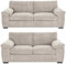 Generic jumbo cord fabric formal back Lilly 3 and 2 seater sofa set (Cream, 3 and 2 seater set), amalfi1234