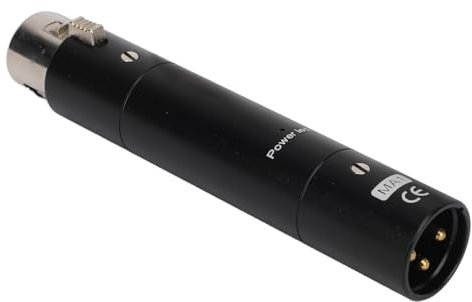 Préamplificateur Micro Actif Dynamique en Ligne avec Gain de 28 DB pour la Diffusion et le Streaming Lo Amplification Noir (BLACK)