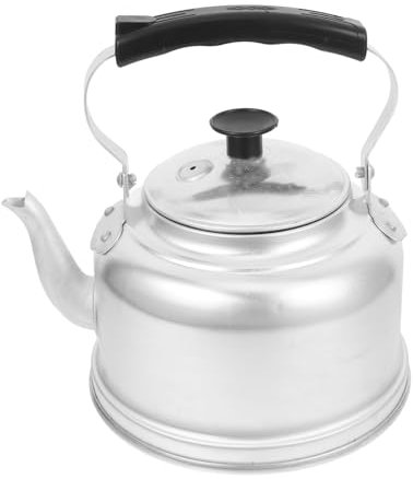 OFFSCH Tetera Silbante De Aluminio Con Capacidad De 4 Litros Apta Para Estufas Material Resistente Versátil Para Gas E Inducción