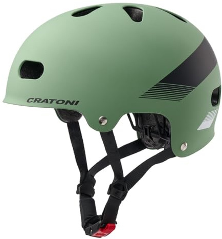 Kinder-Fahrradhelm C-Mate Jr., sage-black