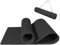 Yogamatte rutschfest und umweltfreundliche TPE Sportmatte mit Tragegurt Gymnastikmatte für Pilates Workout Fitnessmatte 183 x 61 x 0.6 cm (Schwarz/Grau)