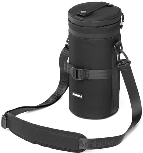 Ambitful Custodia Protettiva Obiettivo, Impermeabile/Antipolvere/Antiurto per Sony, Nikon, Canon, Fujifilm, Tamron, per Obiettivi <110×225mm