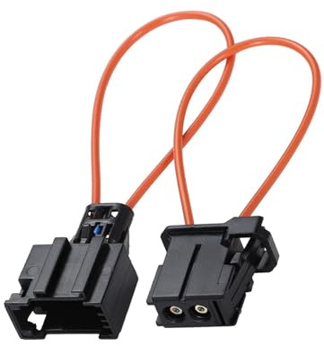 FWORUAIS 2 Stk Auto Lichtleiter Connector Brückenstecker, Most Bus LWL Brücke für BMW, Audi, Mercedes, Porsche, Lichtwellenleiter Loop Bypass Stecker für Nachrüst und Reparaturarbeiten