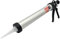 HERO Kartuschenpresse Silikonpresse 600ml Silikonpistole geschlossen Aluminium Kartuschenpistole Silikonspritze Auspresspistole Silikon Pistole Presse für Silikon, Acryl, Montagekleber Dichtstoffe