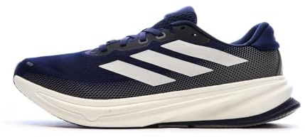 adidas Supernova Rise Laufschuhe, Weiß/Marineblau, Herren, blau, 43 1/3 EU