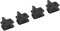 4 Paar M446 Bike Disc Bremsbeläge Scheibenbremse Bike Beläge Bremsbelag für Fahrrad Schwarz…