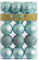 Busybee weihnachtskugeln grau 6cm Grey 30 Stücke Ornamente für Weihnachtsbaum Christbaumkugeln Weihnachtsdekoration Kugeln