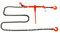 Loadcare 10 000 daN Chaîne d'arrimage, 1 pièce, taille nominale : 13 mm, capacité de charge : 10 t, 3,5 m, avec tendeur à cliquet