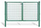 Doppelflügeltore für Stabmattenzaun, grün oder anthrazit, verschiedene Höhen wählbar - inklusive Pfosten und passenden Anschlussstücken (Doppeltor H 160 x B 300 cm, grün)