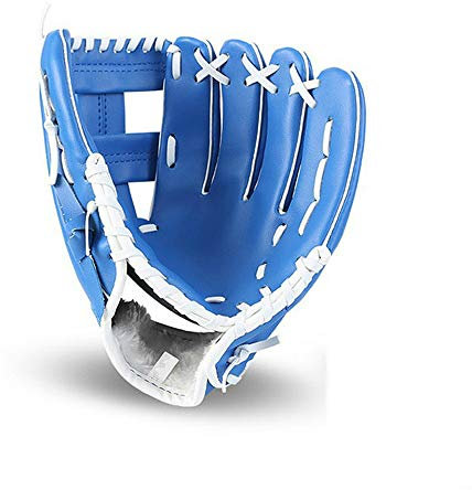 PVC Outdoor Motion Baseball Leather Baseball Pitcher Softball Gloves (Blue)