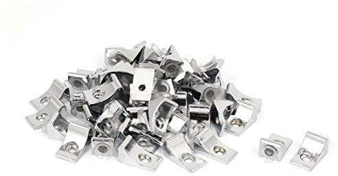 New Lon0167 Glas Holz Vorgestellt Panel Regal zin-k zuverlässige Wirksamkeit Legierung Bracket Brace Halter Unterstützung 70 STÜCKE(id:102 a3 43 688)