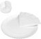 Tradineur - 3 Paquetes de 2 bandejas y blondas Redondas - Fabricación de cartón Que Incluyen blondas caladas 100% reciclables - Apto para Uso alimentario - Ø 23 cm - Color Blanco (6 Unidades Total)