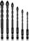 Tile Masonry Drill Bits Set, 6 Pcs Tile Concrete Brick Glass Drill Bit for Drilling Tiles Carbide Ceramic Brick Walls 4mm, 5mm, 6mm, 8mm, 10mm, 12mm