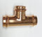 Kupfer Pressfittinge T-Stück, 90° Bogen, Kappe, Muffen, 45° Bogen, Winkel Pressfittings Reduziermuffen Rohrverbindung V Kontur (T-Stück 28 mm)