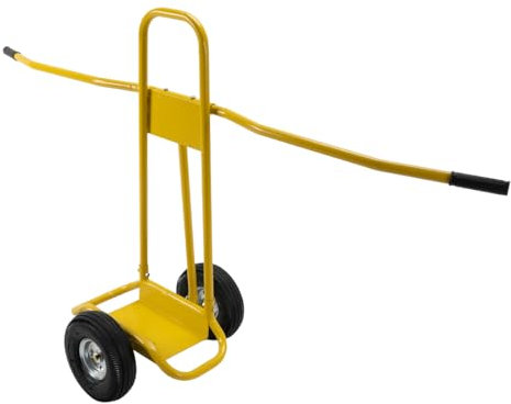 CStern Diable pour Panneaux Chariot de Transport de Panneaux Capacité de Charge 500 KG avec 4 Roues à Bandage Plein Chariot Amovible pour Le Transport de Panneaux, Fenêtres (Jaune)