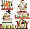 Weihnachtsdeko Tischdeko Weihnachten Tisch Innen Geschenke Christmas Decorations Holz Weihnachtsmann Tischset Weihnachtsschmuck Schlafzimmer Bastelset Weihnachts Schneemann Tür Dekoration Fensterbank