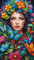 ARTGOTO Diamond Painting Carré Adulte Grand Format,40x70cm Peinture Diamant XXL Femme B,Broderie Diamant Painting Kit Complet Adulte Grand Format,Grande Taille Pour la Décoration