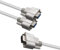 CABLEPELADO Cable Divisor VGA | Duplicador VGA | Bifurcador VGA | bifurcador SVGA | Conector S-VGA a 2X Conector S-VGA | Una Señal a 2 Monitores | 25 cm | Gris