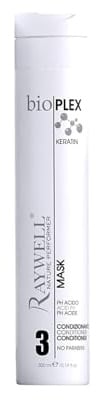 Keratin Mask Conditioner ohne Paraben Bioplex Raywell für glänzendes Haar, 300 ml