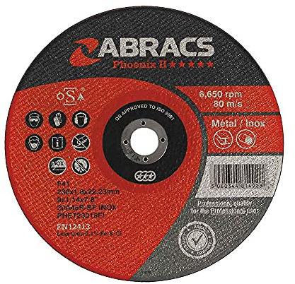 Abracs PH07516FI Phoenix II Extra Thin Cutting Disc - 75mm x 1.6mm x 10mm