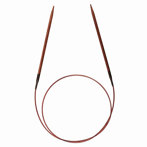 KnitPro K31127 Rundstricknadel, Wood, Braun, 120cm x 3.5mm