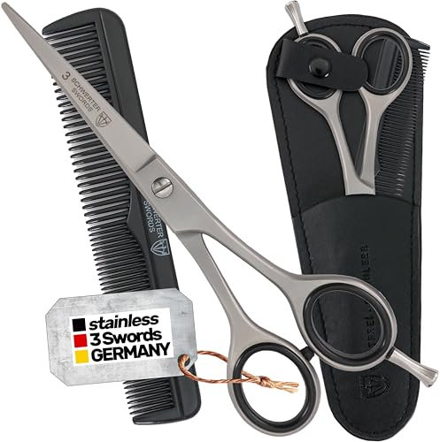 3 Swords Germany - Tijera de peluquería profesional inoxidable para el cabello - Made by 3 Swords Germany (7575)