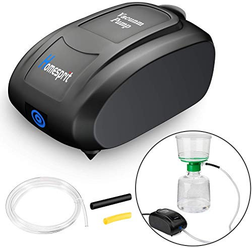 Homesprit lab Vacuum Filtration Pump for Laboratory Vacuum Filtration Distillation Apparatus to Filter The Liquid Quicker